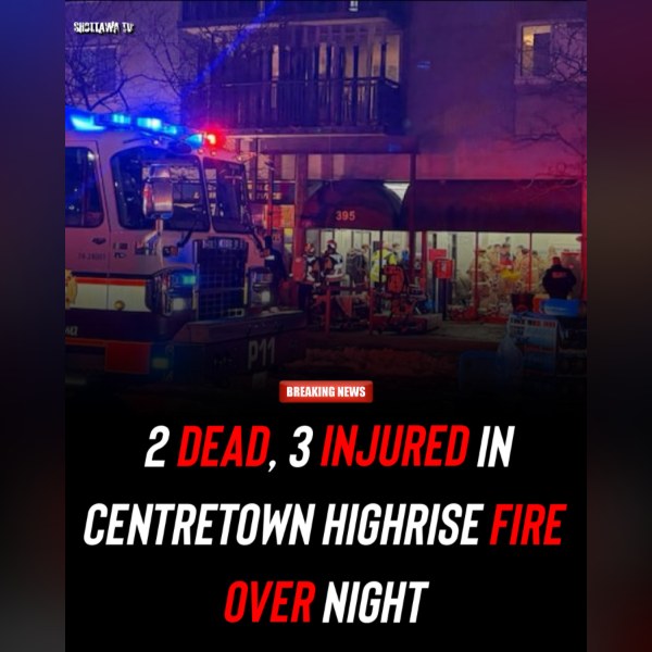 Two Dead After Devastating High-Rise Fire at 395 Somerset Street West in Centretown