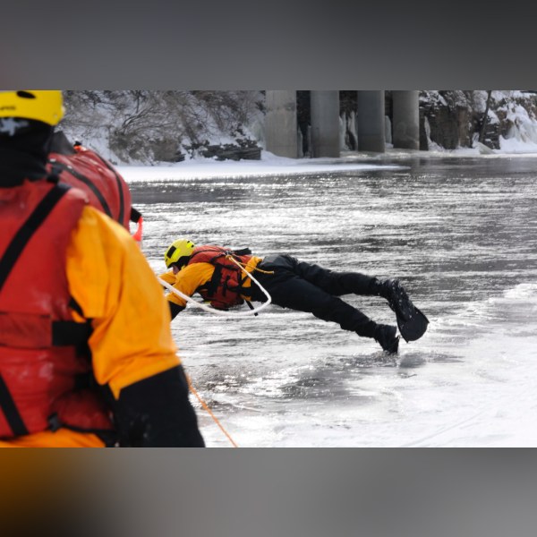 Ottawa Fire Services Rescues Man and Dog Who Fell Through Rideau River Ice