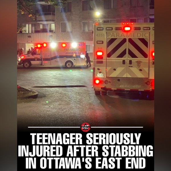 Teen Seriously Injured in East End Stabbing, Ottawa Police Investigating