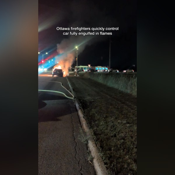 Ottawa Firefighters Douse Car Fire at Baseline and Fisher in Under Four Minutes