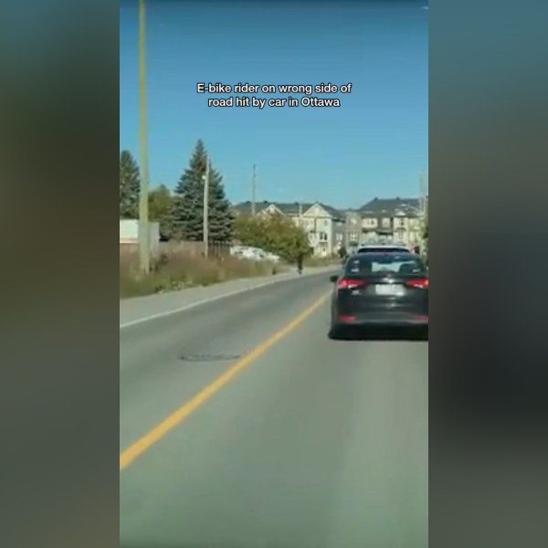E-Bike Rider Struck by Turning Vehicle on Renaud Road in Orléans