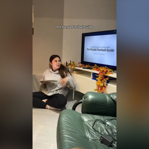 Ottawa Student's Football Crash Course Goes Viral Ahead of Panda Game