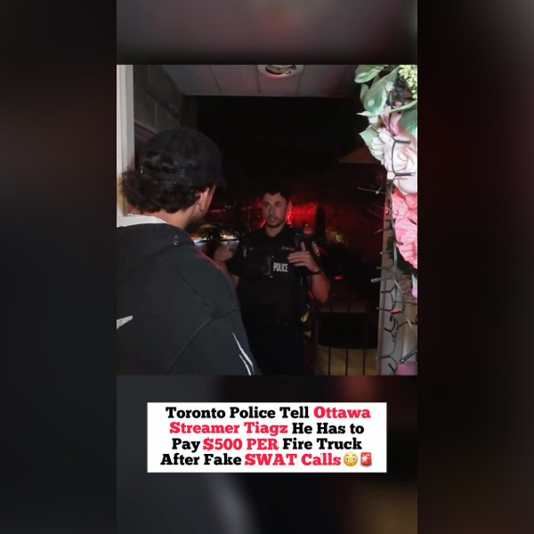 Ottawa streamer Tiagz facing fire truck bill after swatting calls