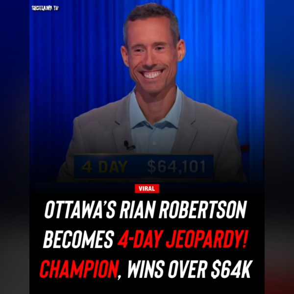 Ottawa's Rian Robertson Wins 4th Straight Jeopardy! Game