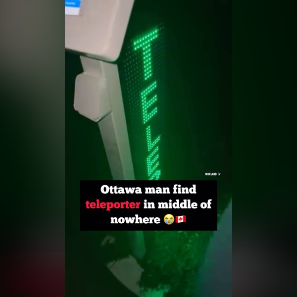 A 'Teleporter' Kiosk Has Shown Up Near Greenbank and Iris